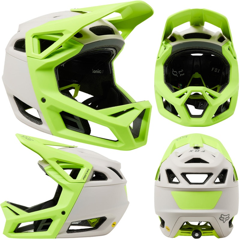 Fox Proframe RS MIPS Helmet - M - Mhdrn Vintage White