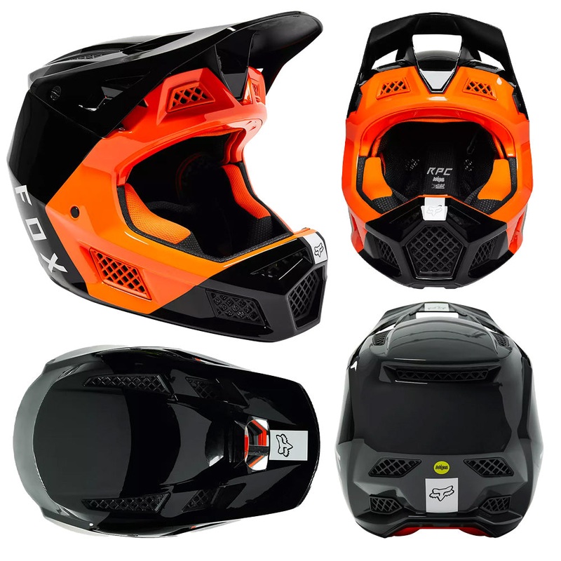 Fox Rampage Pro Carbon Helmet - XL - Fuel Black