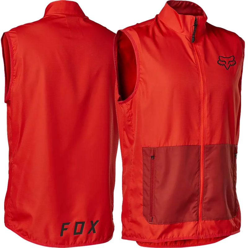 Fox Ranger Wind Vest - M - Red Clay