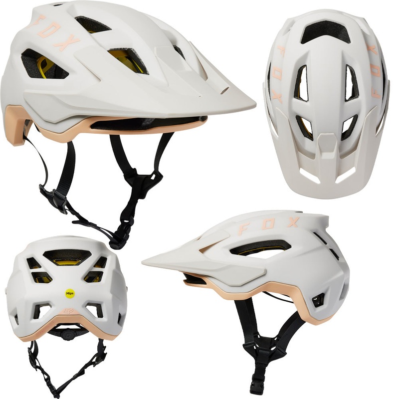 Fox Speedframe MIPS Helmet - S - Vintage White