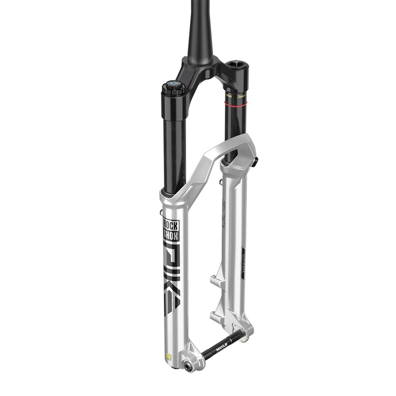 Rockshox Lyrik Ultimate Charger 3 RC2 Debonair+ D1 Fork - Gloss Black - 15x110mm Boost - Maxle Stealth - 37mm - 160mm - 2023 - Tapered 1 1-8-1.5 Inch - 27.5 Inch