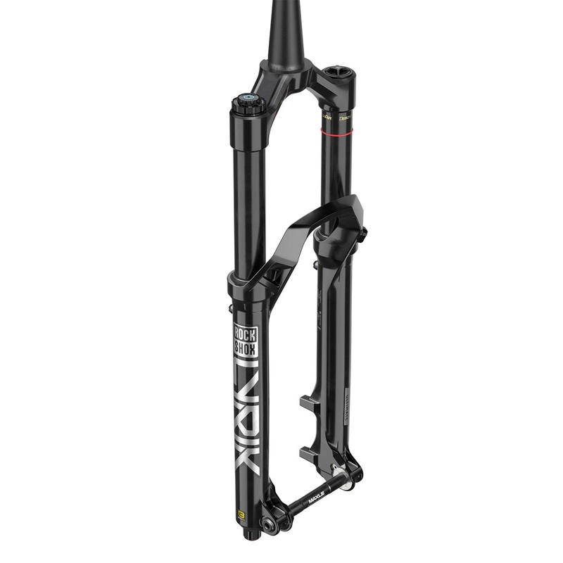 Rockshox Pike Ultimate Charger 3 RC2 Debonair+ C1 Fork - Gloss Black - 15x110mm Boost - Maxle Stealth - 37mm - 120mm - 2023 - Tapered 1 1-8-1.5 Inch - 27.5 Inch