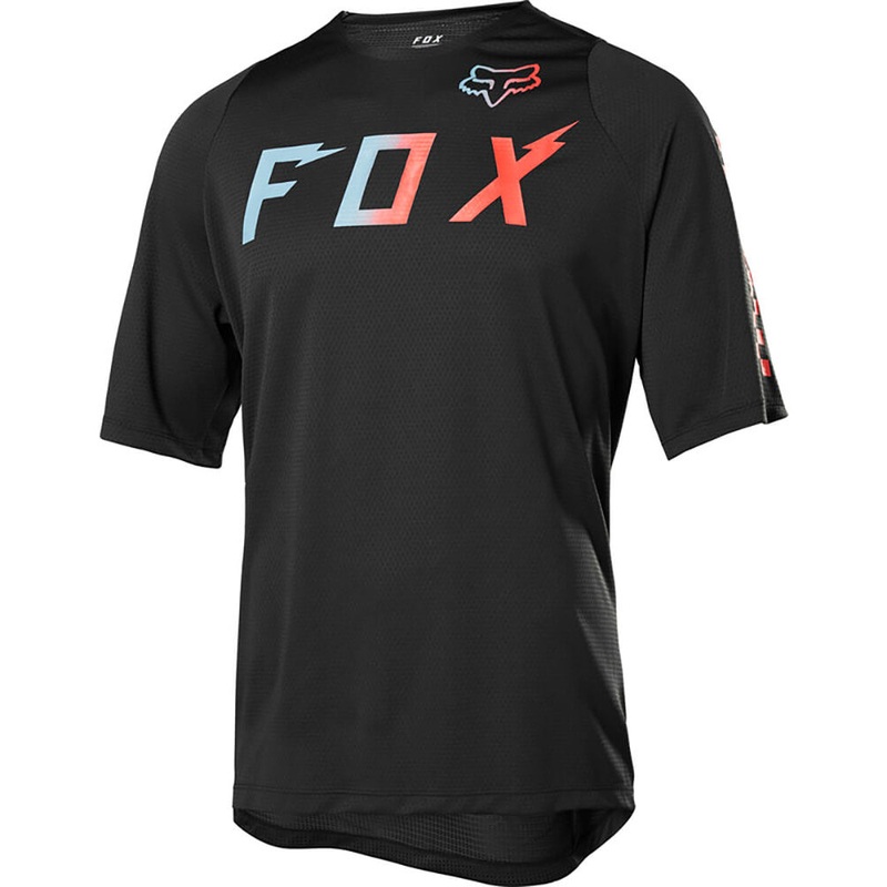 Fox Defend Short Sleeve Jersey - S - Black