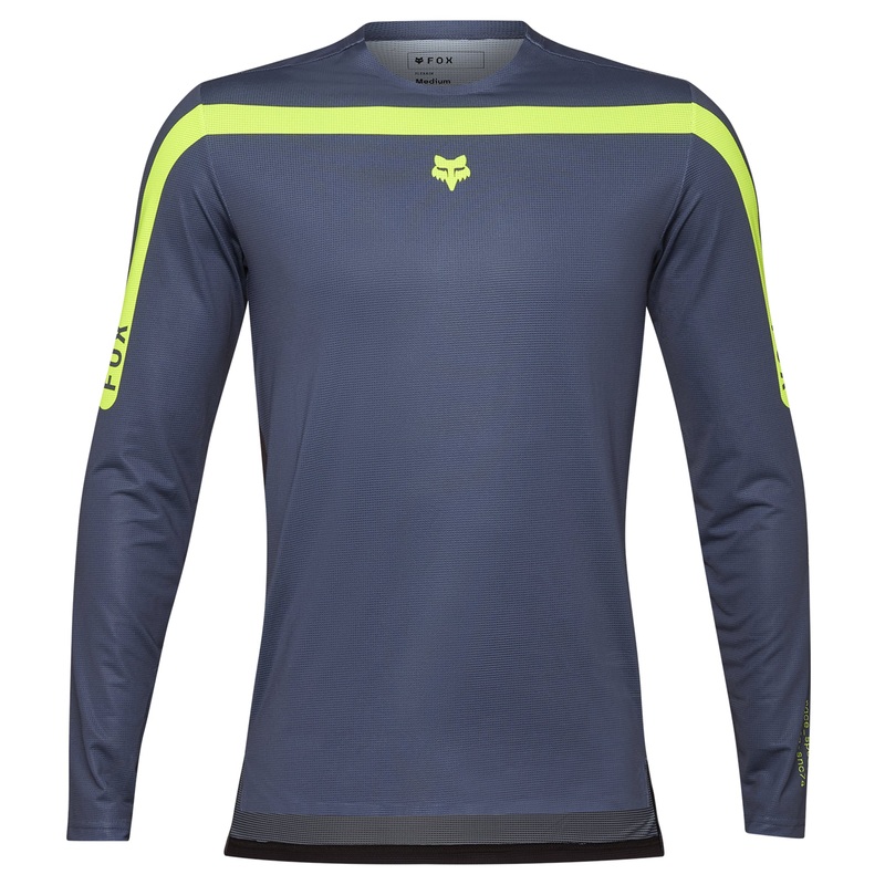 Fox Flexair Aviation Long Sleeve Jersey - M - Graphite