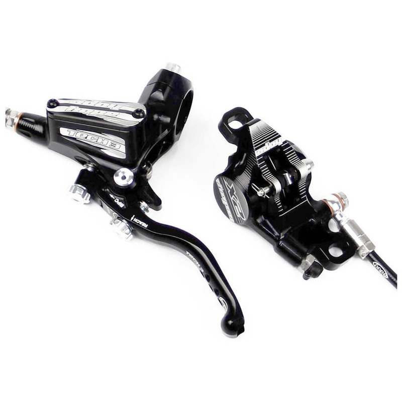Hope Tech 3 X2 Disc Brake - Rear - Left Lever - Black