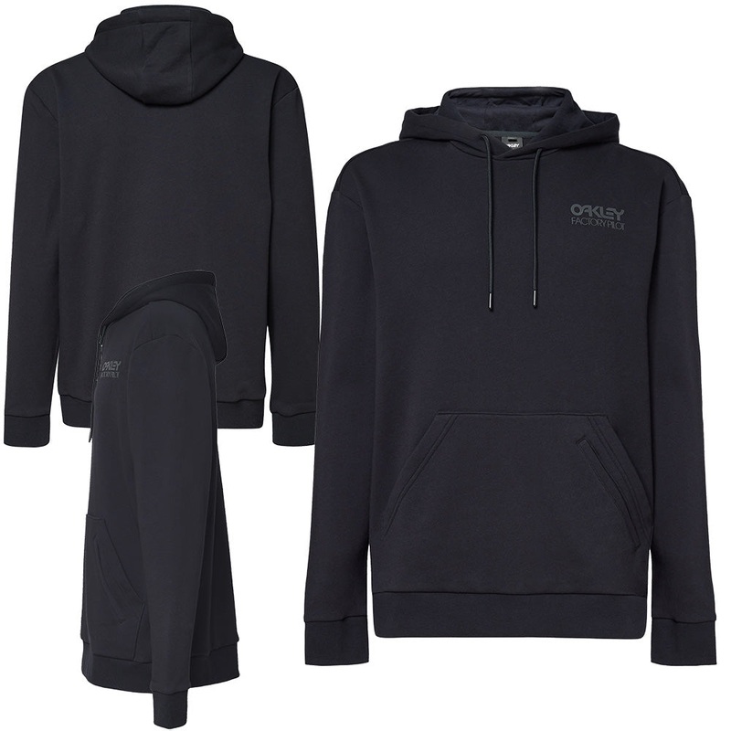 Oakley Freeride Fleece Hoodie - L - Tonal Black