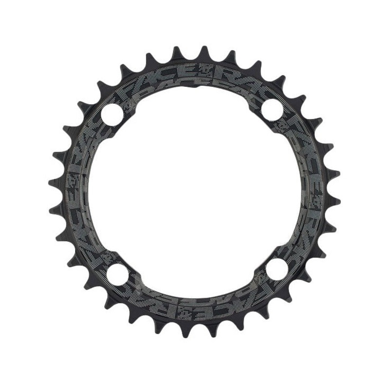 Race Face 104 BCD Narrow Wide Chainring - 104 BCD - Round - Black - Alloy - 9-12 Speed - 30T
