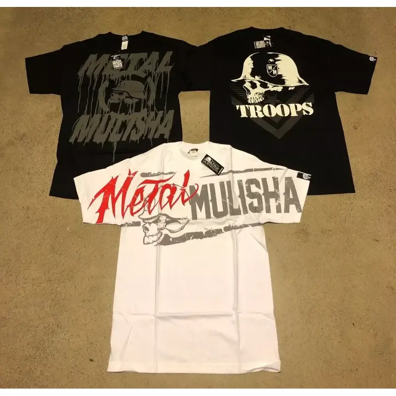 Metal Mulisha GOO CLINKER TIES TROOPS 3 T-Shirts Tee Tees Medium M Short-Sleeve