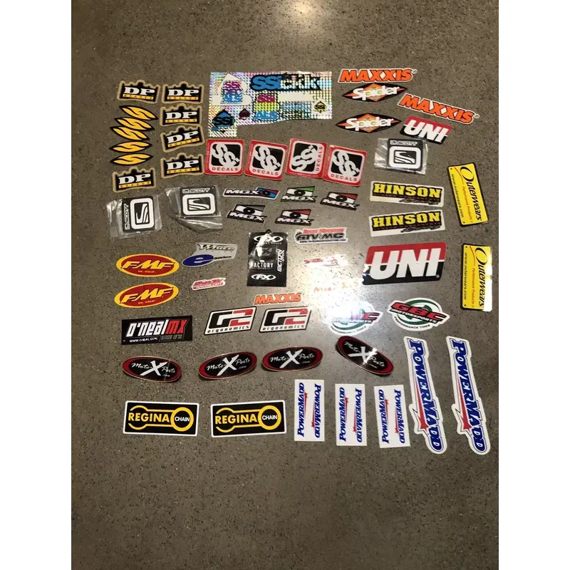 MIXED RACING DECALS STICKER LOT DIRTBIKE MX MOTOCROSS Atv GNCC