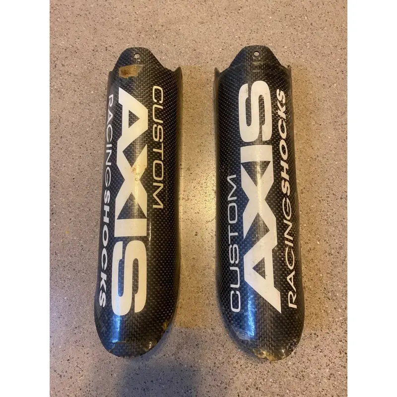 AXIS PRO AIR CARBON FIBER FRONT SHOCK GUARDS COVERS TRX450R LTR450 YFZ450R