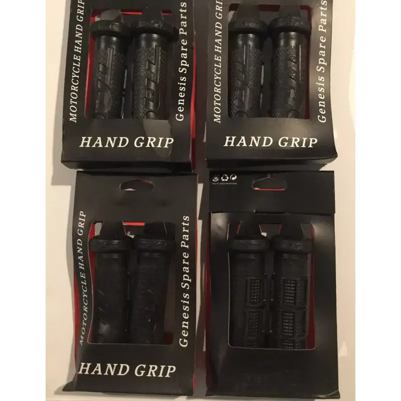 Tag Metals GRIPS Slim Half Waffle MX Atv 7/8 Bmx Mountain Bike BLACK 4-PACK