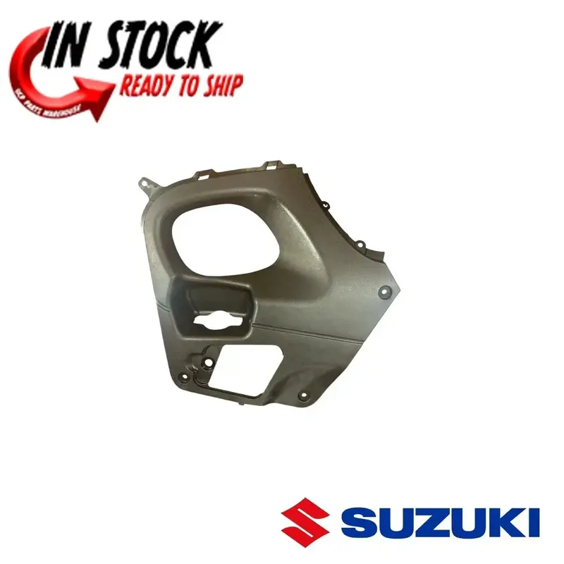 SUZUKI LEFT SIDE BLACK FRONT FENDER ENGINE COVER EIGER 400 OEM 53122-38F00-291