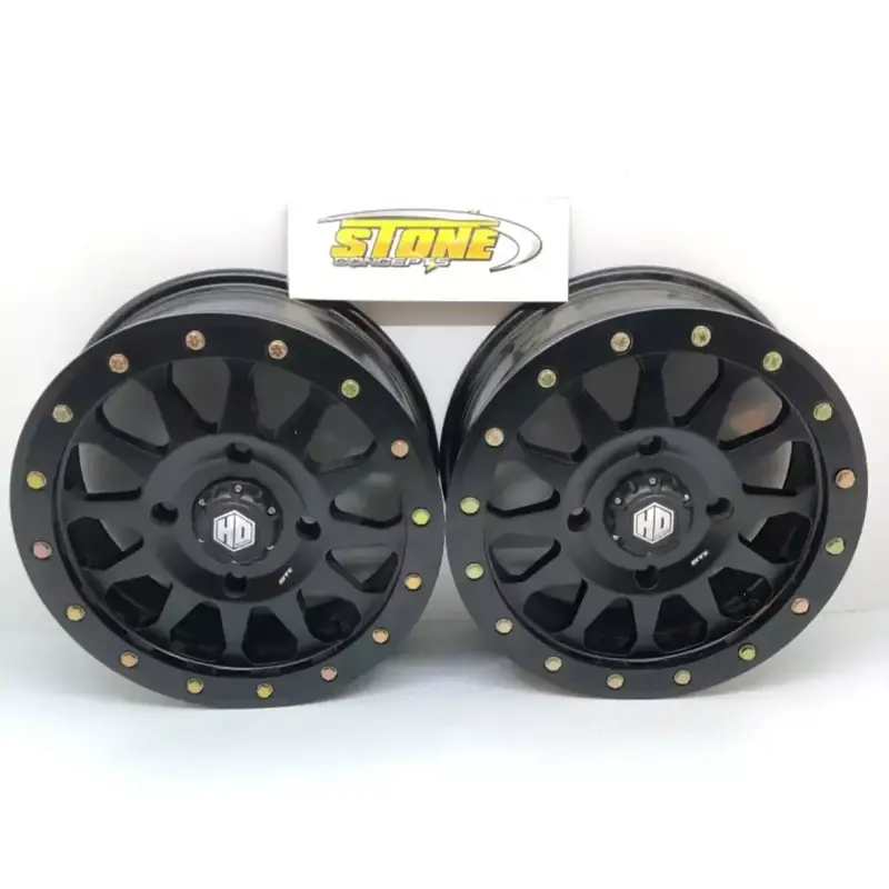 STI Wheel 15HA127 HD A1 Beadlock Wheels 15x7 4/137 5 2 Offset Can-Am Maverick X3