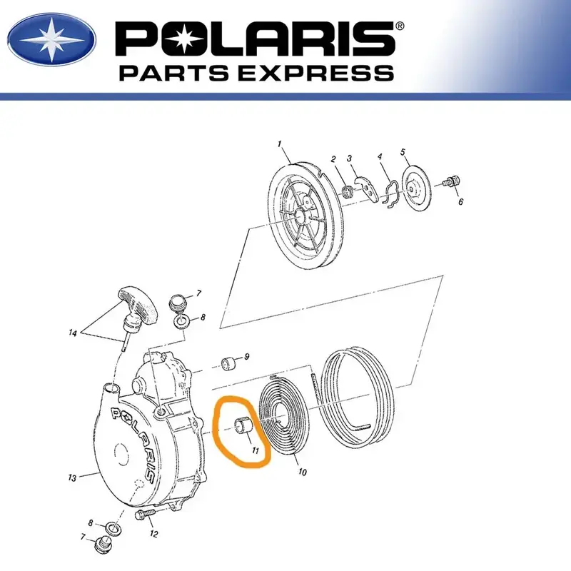 POLARIS BUSHING SNOWMOBILE ATV TRAILBLAZER HAWKEYE SPORTSMAN 3084750 NEW OEM