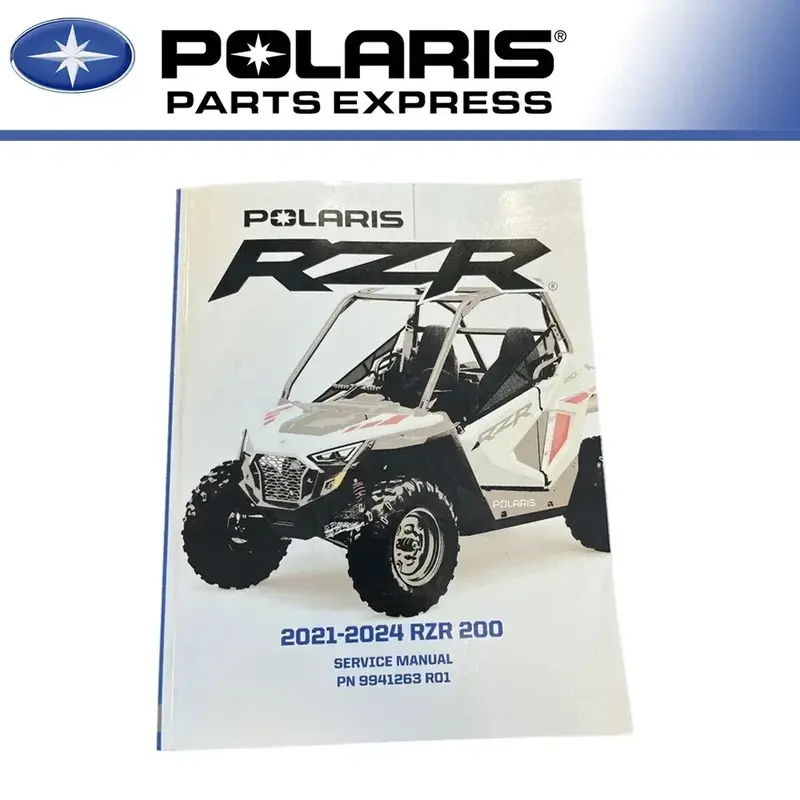 NEW 2021 - 2025 POLARIS RZR200 RZR 200 EFI OEM SERVICE REPAIR MANUAL 9941978