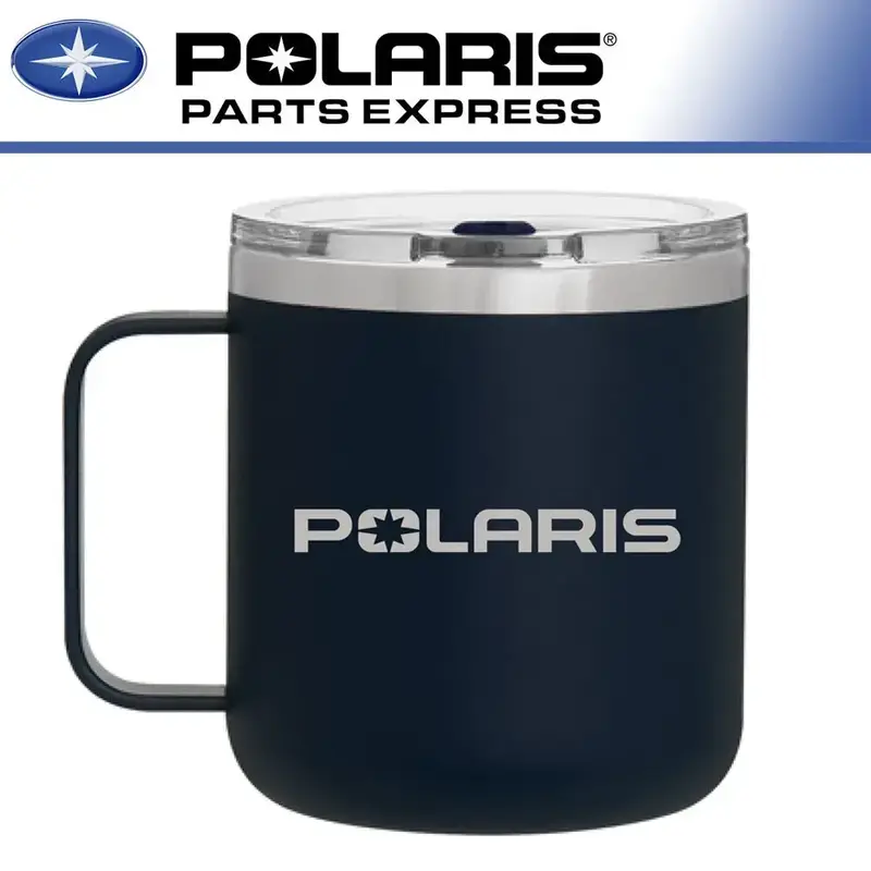 NEW GENUINE POLARIS 12 OZ CAMPER MUG WITH LID 2861612