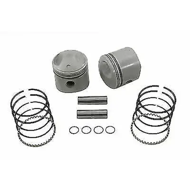 V-Twin Replica 74" Overhead Valve Piston Set Standard 11-0216