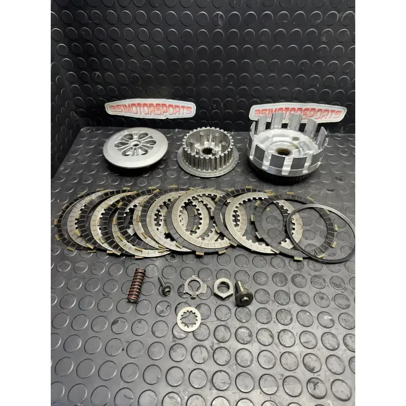 04-09 YAMAHA YFZ450 YFZ450LE YFZ 450 COMPLETE CLUTCH PLATES OUTER BASKET HUB #1
