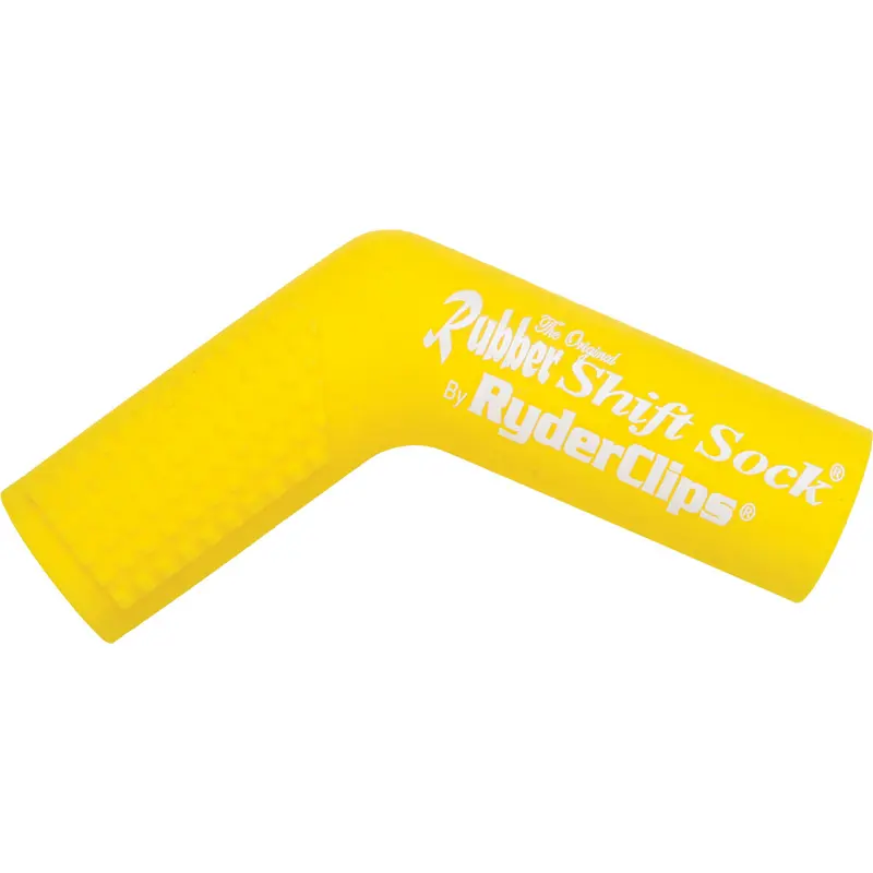 RYDER CLIPS RUBBER SHIFT SOCK (YELLOW)