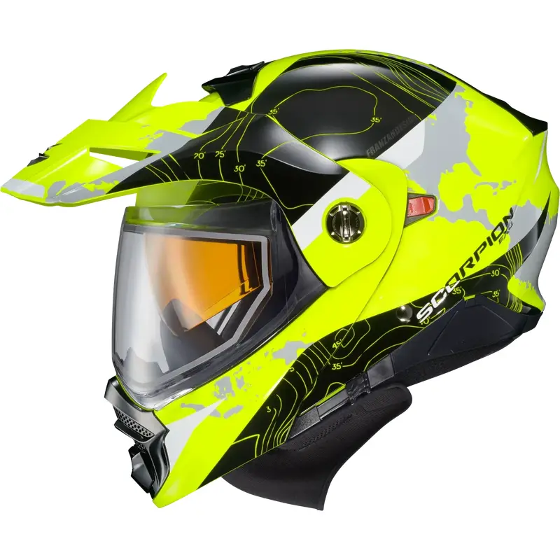 SCORPION EXO Fits 96-1057-SD Exo AT960 Cold Weather Hi-Vis Helmet Topper