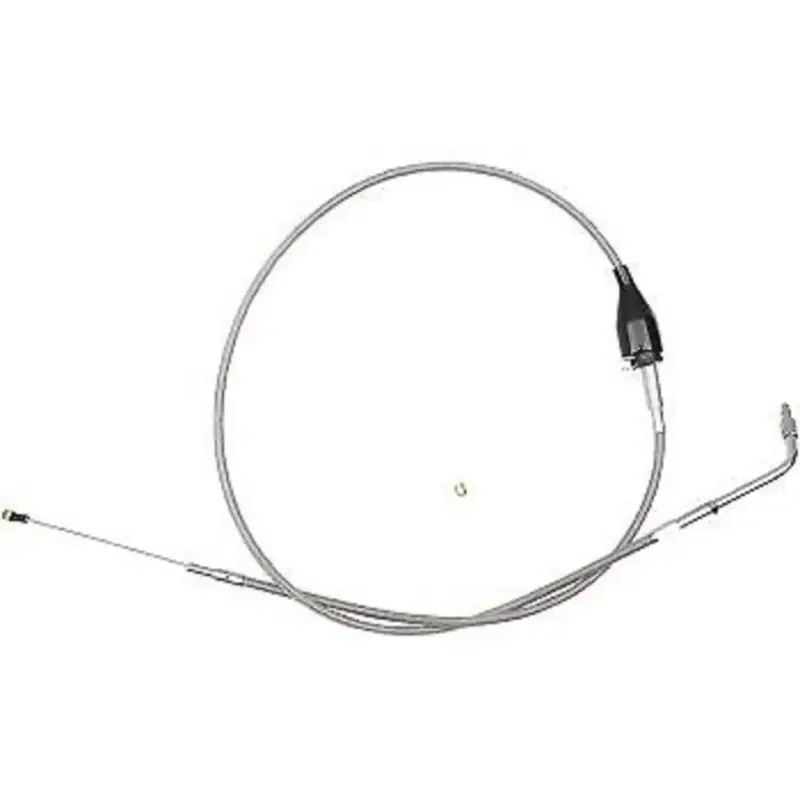LA CHOPPERS Stainless Braided Handlebar Idle Cable