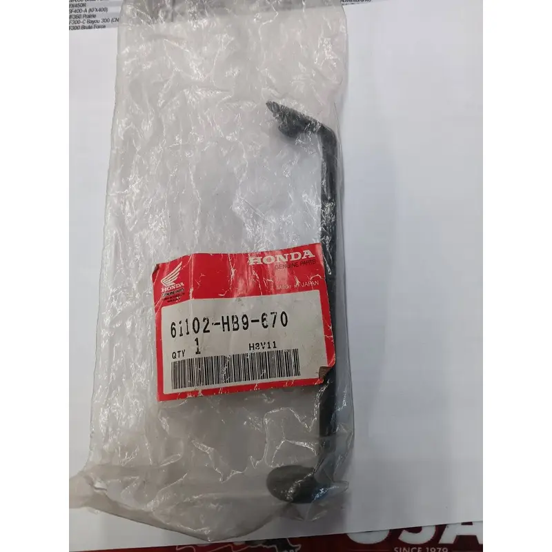NOS OEM VINTAGE 86-89 HONDA FOURTRAX TRX250R FRONT LEFT FENDER STAY BRACKET HB9