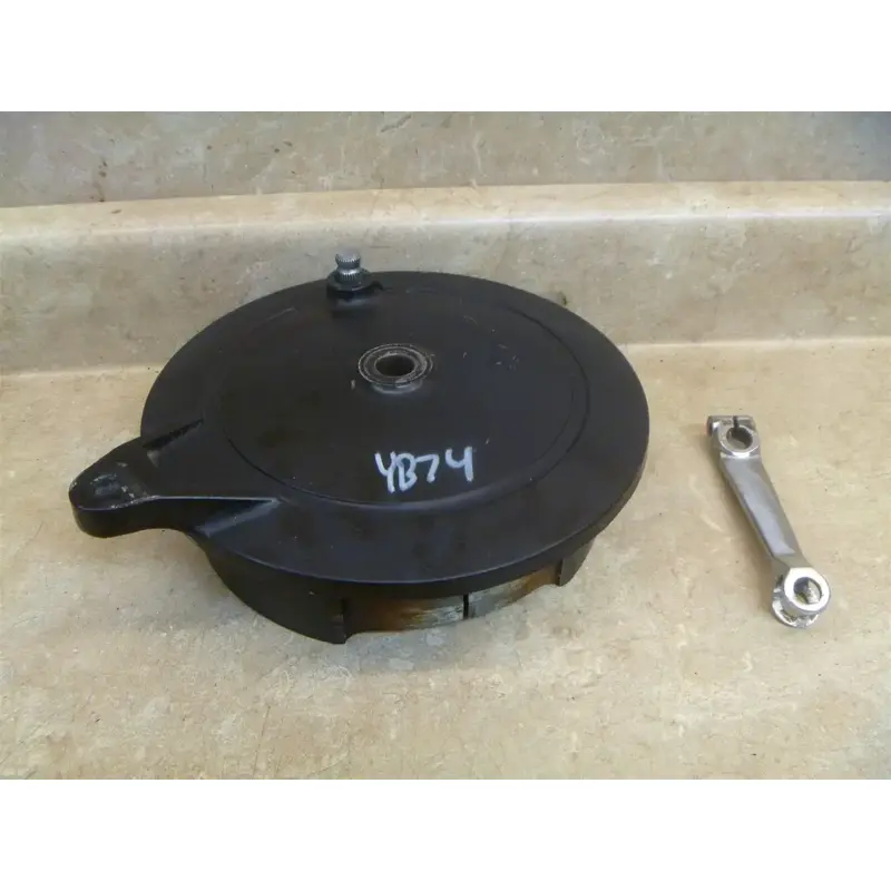Yamaha 650 XJ TURBO XJ650 Used Rear Wheel Brake Plate 1983 Vintage YB74