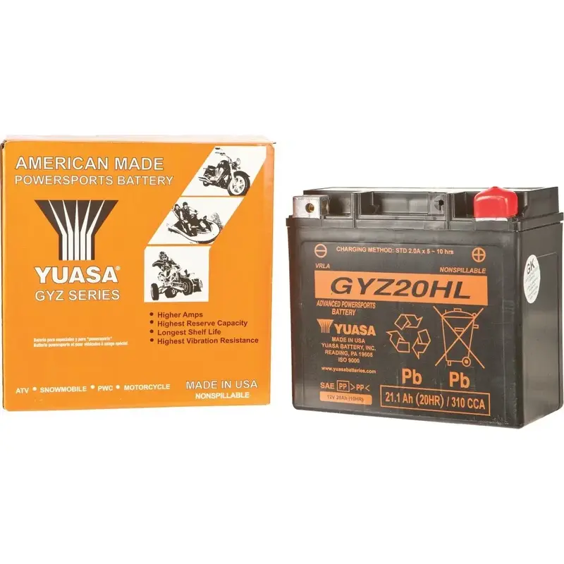 Yuasa YUAM720GH GYZ High Performance Maintenance Free Battery