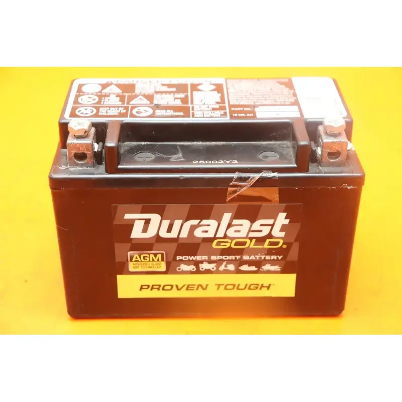 04-14 YAMAHA YZF R1 DURALAST GOLD AGM AZX9 MOTORCYCLE SPORTBIKE BATTERY