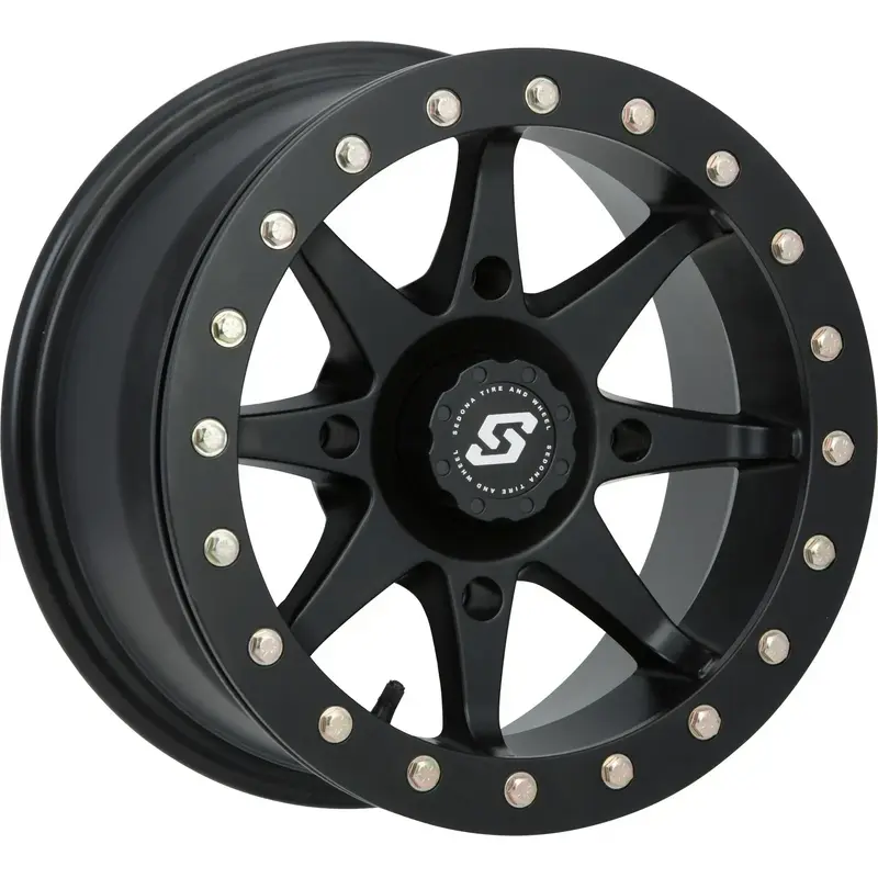 Sedona Storm Beadlock ATV/UTV Wheel Black, 14X7 4/156 4 3