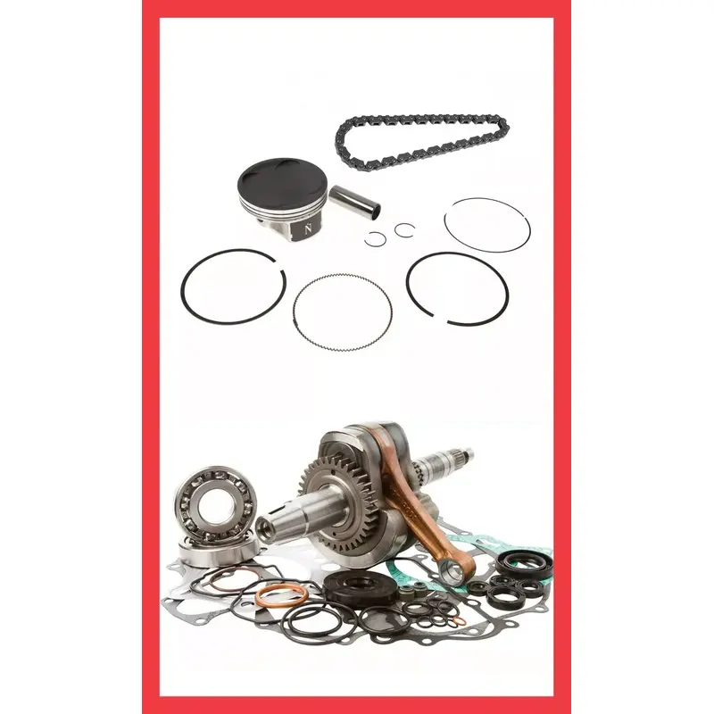 20-25 Honda Pioneer Foreman Rubicon 520 Rebuild Kit - Crankshaft Piston Gaskets