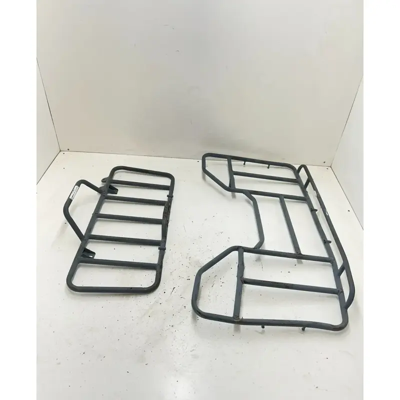 02 2002 Kawasaki Bayou 220 KLF220 2x4 OEM Front Rear Rack Racks Luggage Grab Bar