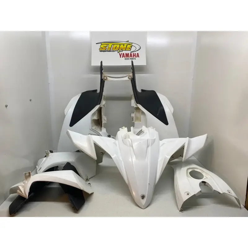2009-2013 YFZ450R WHITE OEM Yamaha Full Plastics Set Front Rear Sides Plastics B