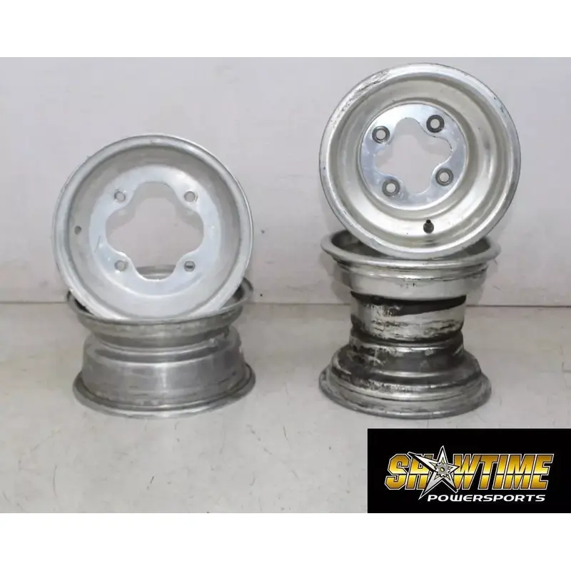 02 HONDA SPORTRAX 400 TRX400EX ITP FRONT REAR BACK WHEELS RIMS SET (SEE DESCP)
