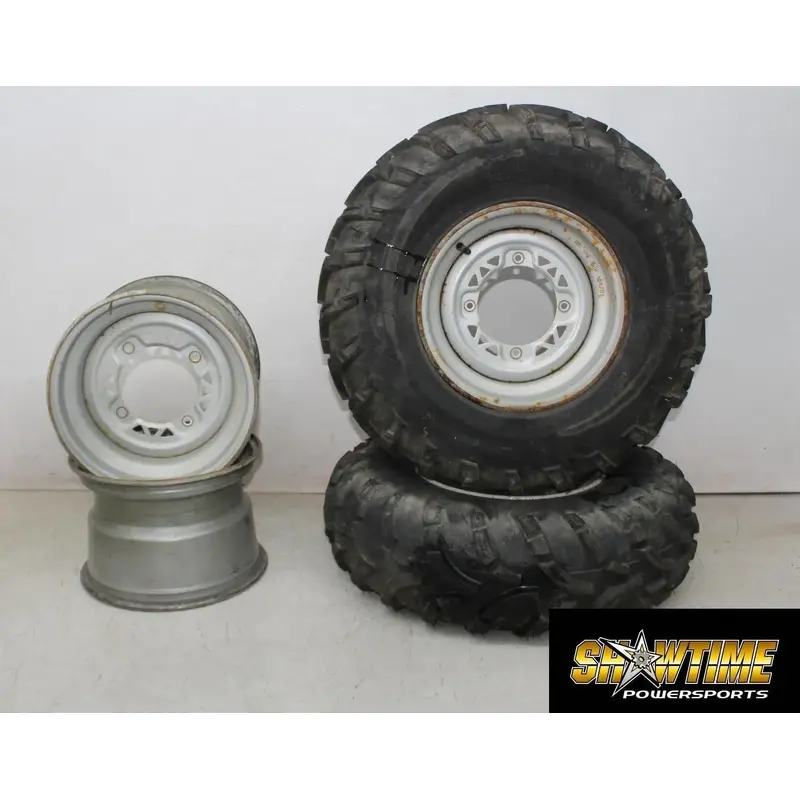 05 POLARIS SPORTSMAN 500 FRONT REAR BACK WHEELS RIMS SET