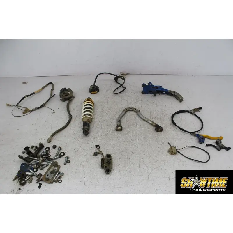 89-90 SUZUKI QUADSPORT 250 PARTS SHOCK HUB A ARM HARDWARE PEG CALIPER SWITCH
