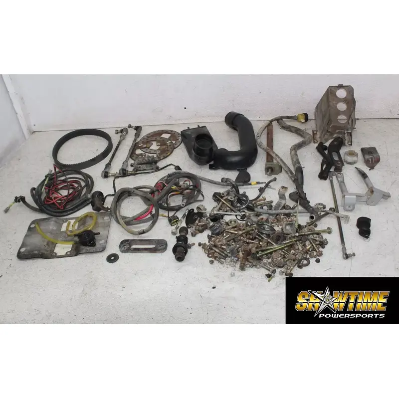 04 BOMBARDIER OUTLANDER 400 PARTS HARDWARE BOLTS IGNITION KEY ROTORS BELT DUCTS