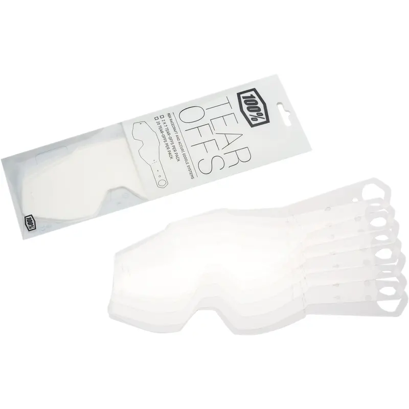 Racecraft/Accuri/Strata Goggle Tear-Offs  Laminated