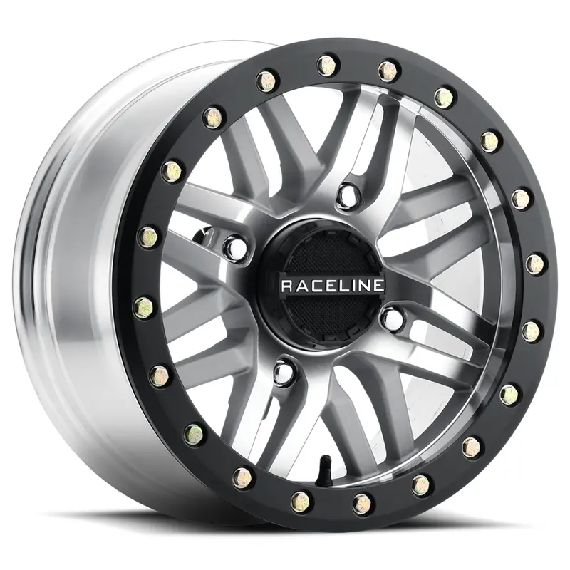 RACELINE RYNO BDLK WHEEL 15X10 4/156 5 5 (0MM) BLK/AS CAST