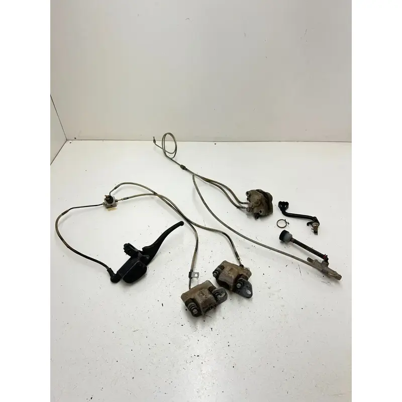 03 2003 Polaris Trailblazer 250 2x4 OEM Front Rear Brakes Caliper Line Master Cy