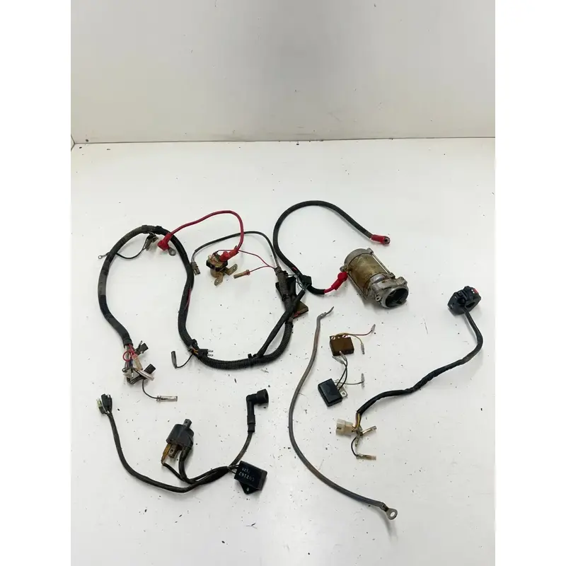 88 1988 Polaris Trail Boss 250 4x4 OEM Wiring Harness Mount Plug Coil CDI ECU