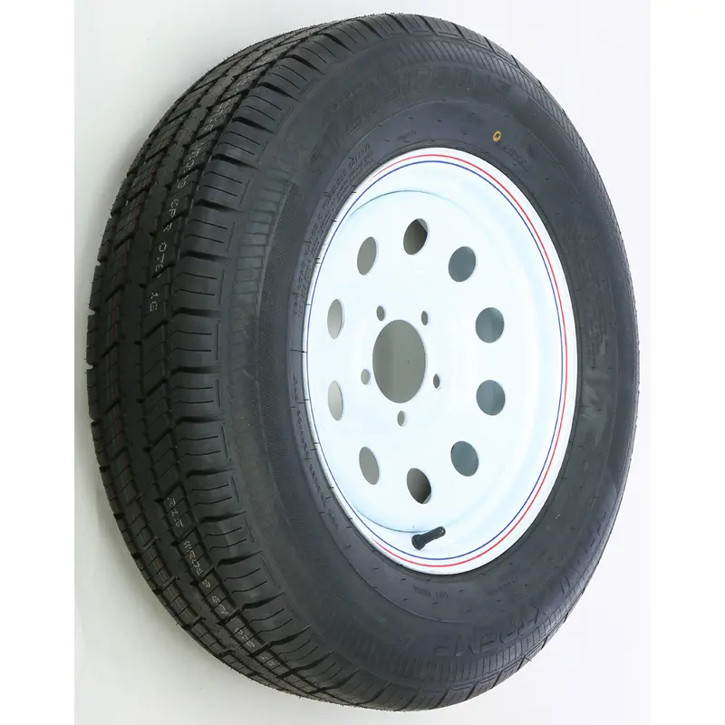 AWC TRAILER TIRE AND WHEEL ASSEMBLY WHITE