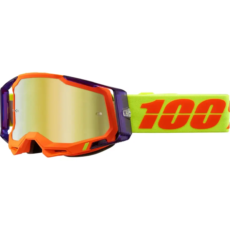 100% Racecraft Fits 2 Goggle - Panam - Gold Mirror Lens 50010-00021