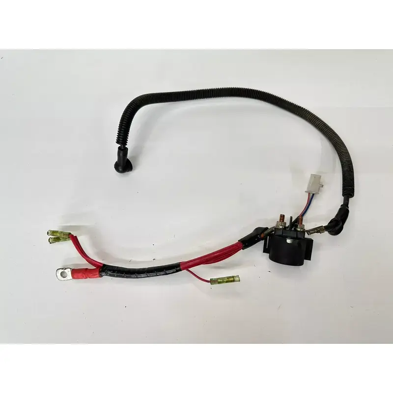 USED 97-02 YAMAHA 350 WOLVERINE 4X4 STARTER MOTOR RELAY W CABLES