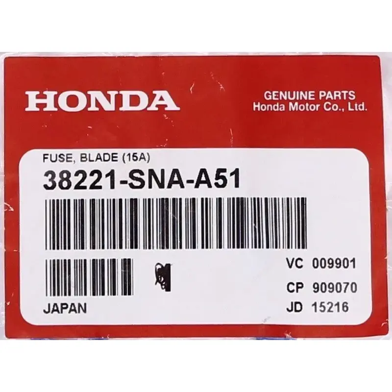 GENUINE OEM HONDA BLADE FUSE/ 38221-SNA-A51