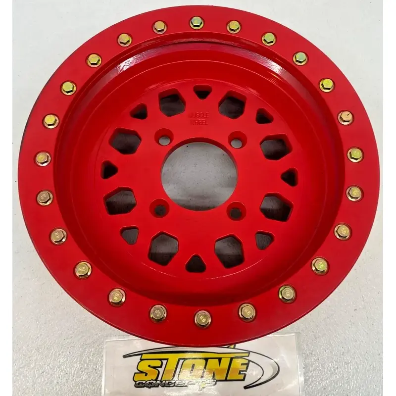 15x7 4/137 5 2 15" Muscle Race Wheel Gunner Beadlock Rim Can Am X3 Maverick