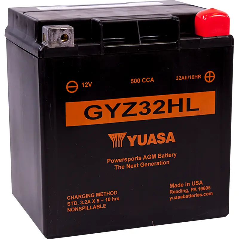Yuasa GYZ32HL Factory Activated AGM High Performance Battery