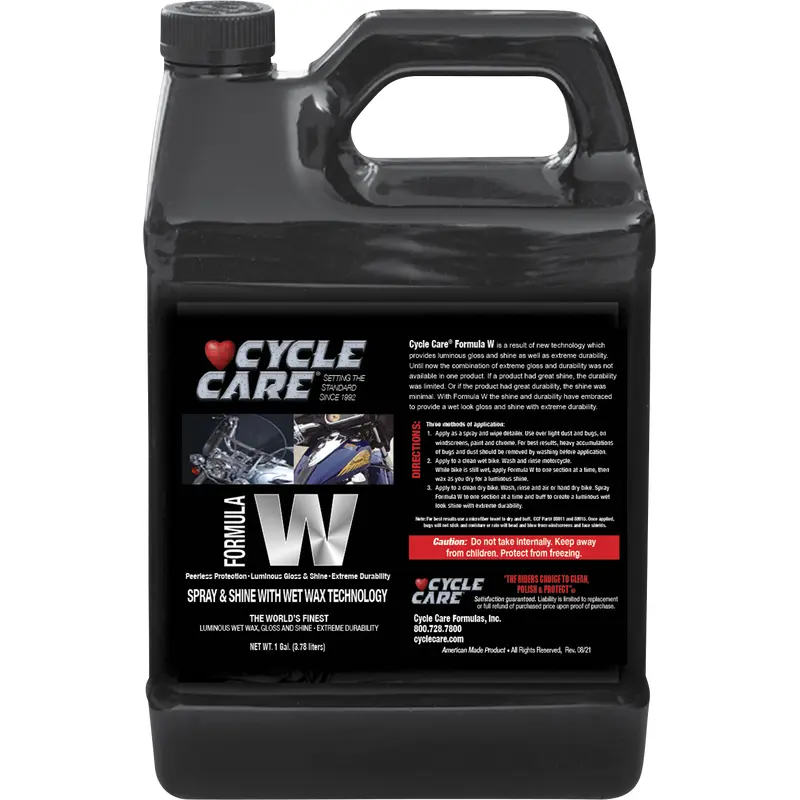 Cycle care formulas Formula W Wet Wax Spray