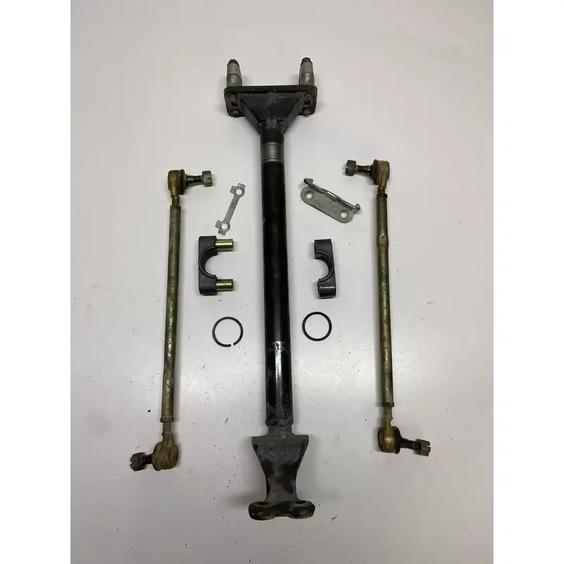 1995 95 Yamaha Kodiak 400 Yfm FW 4x4 Steering Shaft W Tie Rods Guide Free Ship