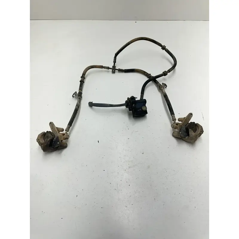 2003 03 Suzuki Ozark 250 LTF 2x4 OEM GOOD Front Brake Master Cyl Line Perch Leve